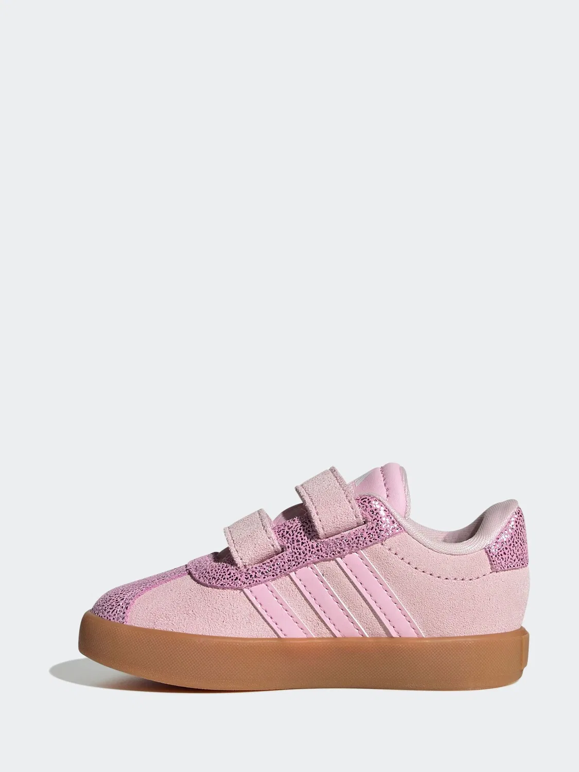 Кроссовки детские adidas Pink VL Court 3.0, розовый — фото 2