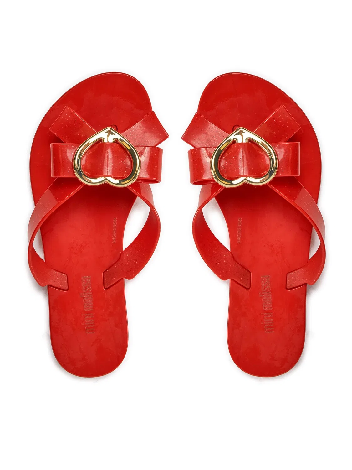 Вьетнамки для девочки Mini Harmonic Hot Inf Melissa, красный