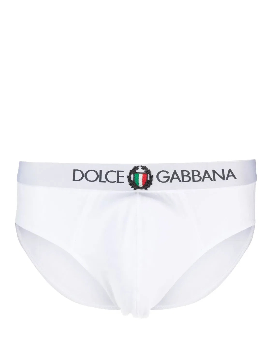 Dolce & Gabbana Трусы-брифы хлопок-стрейч белые