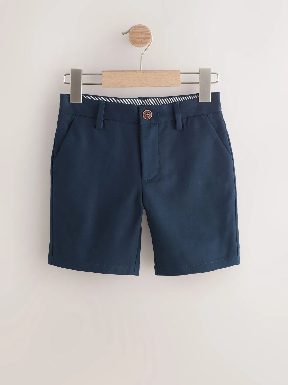 Шорты чинос, хлопок с эластаном, Premium Chino Shorts Next, темно-синий — фото 4