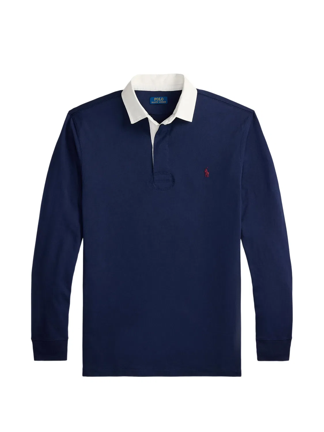 Рубашка регби с вышитым логотипом Polo Ralph Lauren, синий