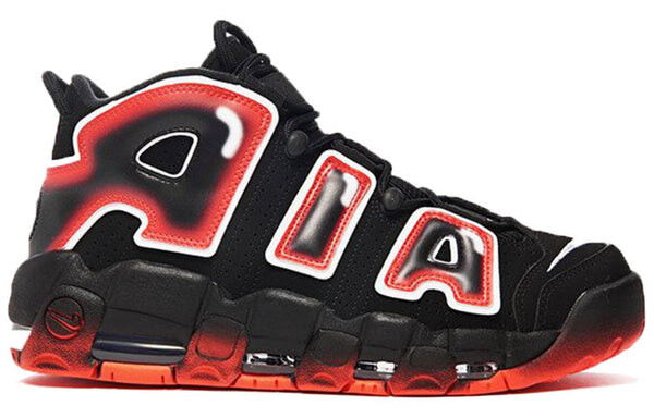 Кроссовки Air More Uptempo 96 Nike, черный — фото 2