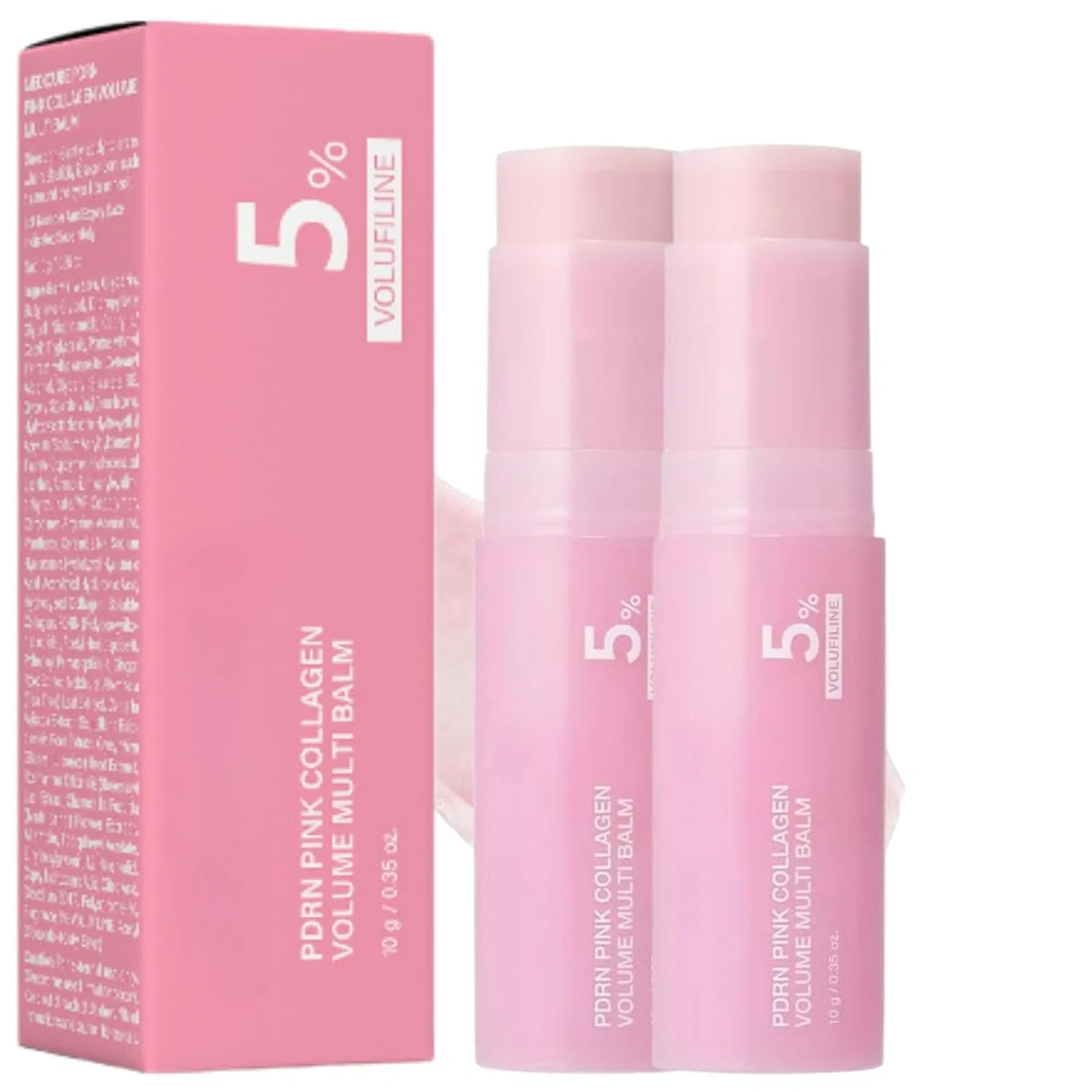 Многофункциональный бальзам для лица PDRN Pink Collagen Volume Multi Balm, Kuisoe, набор 2 шт, 20 г