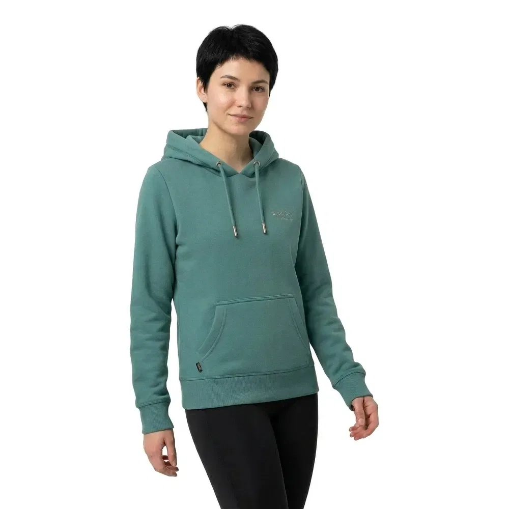 Худи с логотипом Essential Superdry, зеленый — фото 3