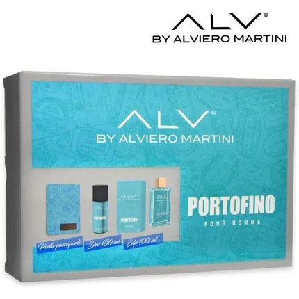 Парфюмерный набор Alviero M. Portofino Alviero Martini, 100 мл + 150 мл