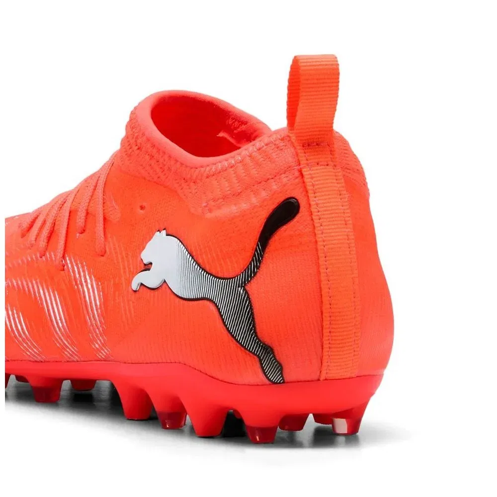 Футбольные бутсы детские Future 9 Match MG JR Puma, красный — фото 2