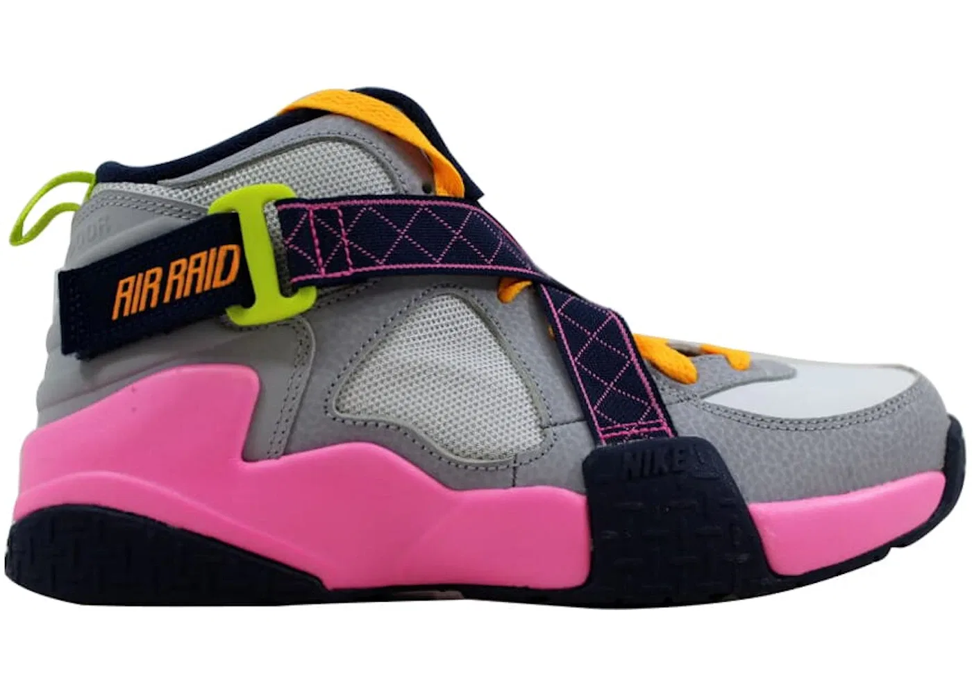 Детские кроссовки Lifestyle Nike Air Raid, White Pink Glow Wolf Grey Midnight Navy