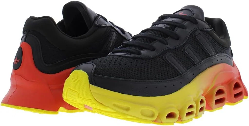 Детские кроссовки для мальчиков Adifom Megaride GS, Black/Multicolored-Black — фото 2