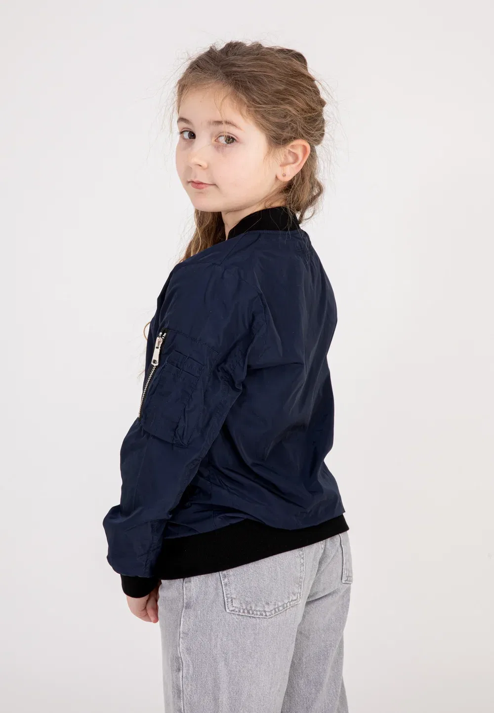 Ma1-Kids - куртка-бомбер Bombers, Navy Blue — фото 4