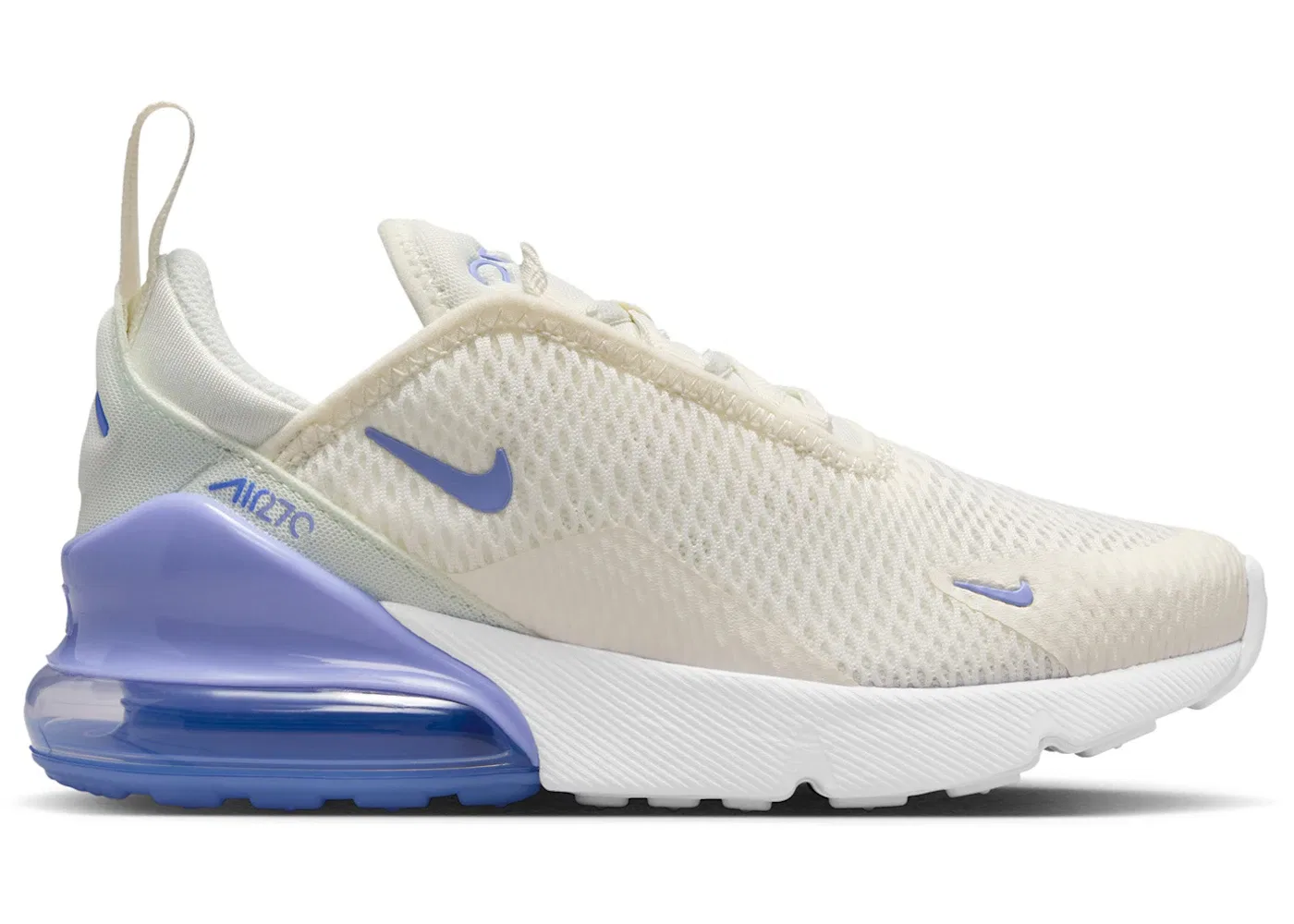 Детские кроссовки Lifestyle Nike Air Max 270, Sail/Sapphire/Light Thistle
