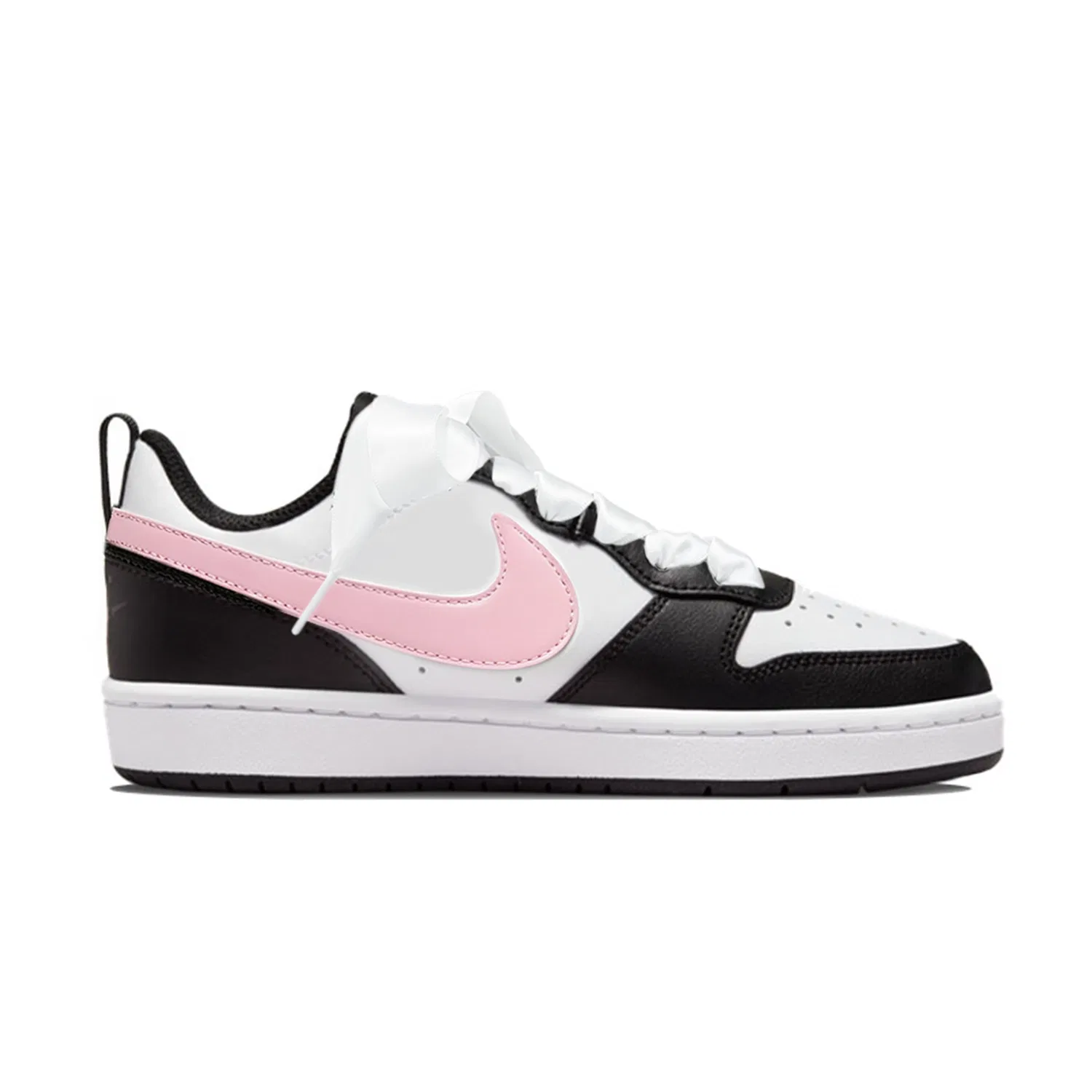 Детские кроссовки для скейтбординга с принтом Nike Court Borough 2, Nike, Pink White — фото 4