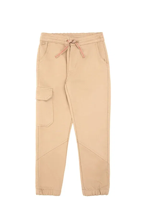 Детские брюки для девочек скинни U.S. Polo Assn., Sand — фото 2