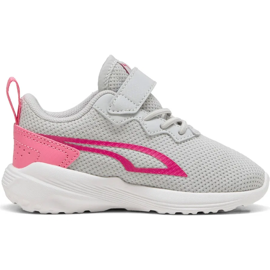 Кроссовки детские с липучками All-Day Active AC+ Inf Puma, Серо-розовый — фото 2