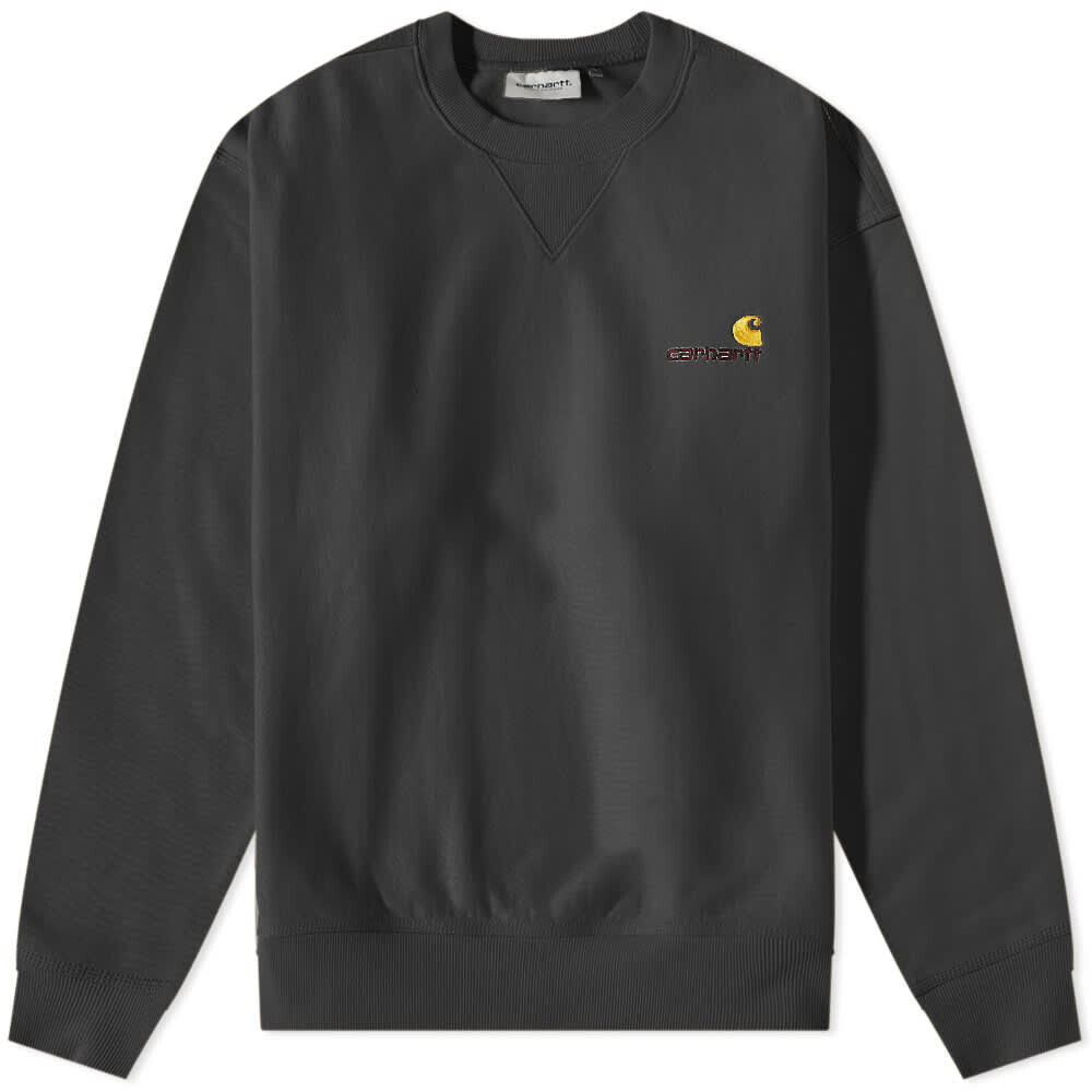 

Толстовка Carhartt WIP American Script Sweat, Серый, Толстовка Carhartt WIP American Script Sweat