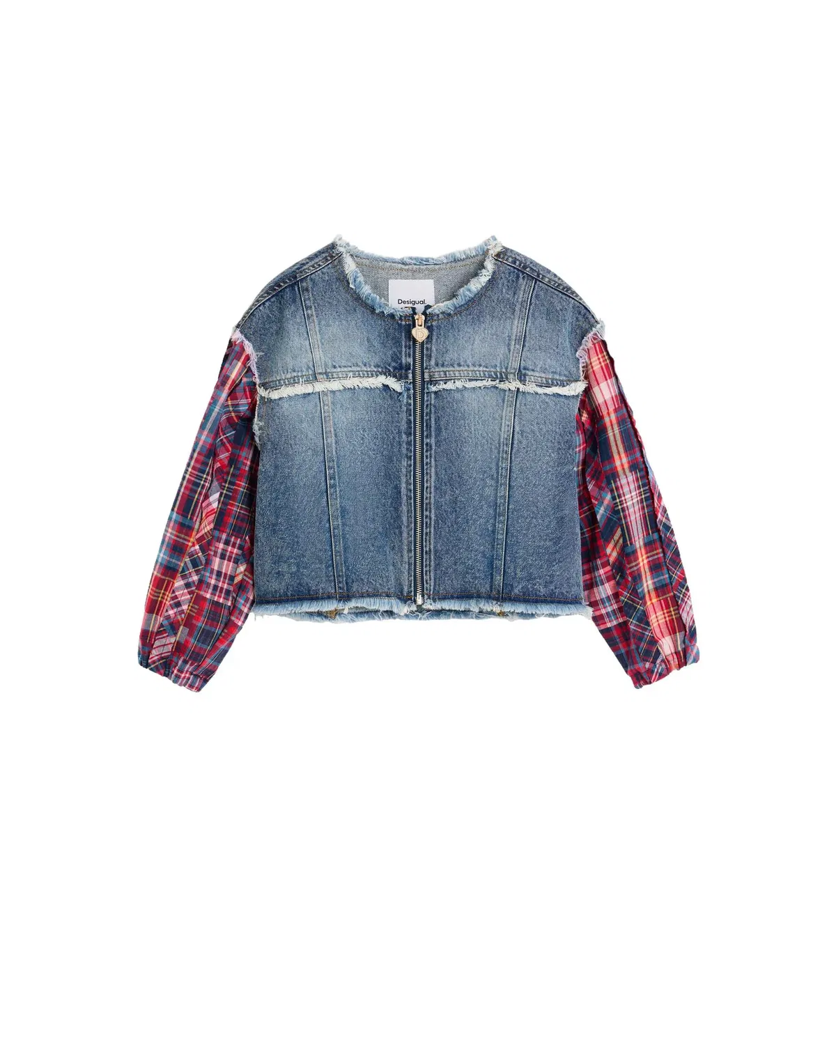 Детская куртка для девочек с принтом Desigual, Azul