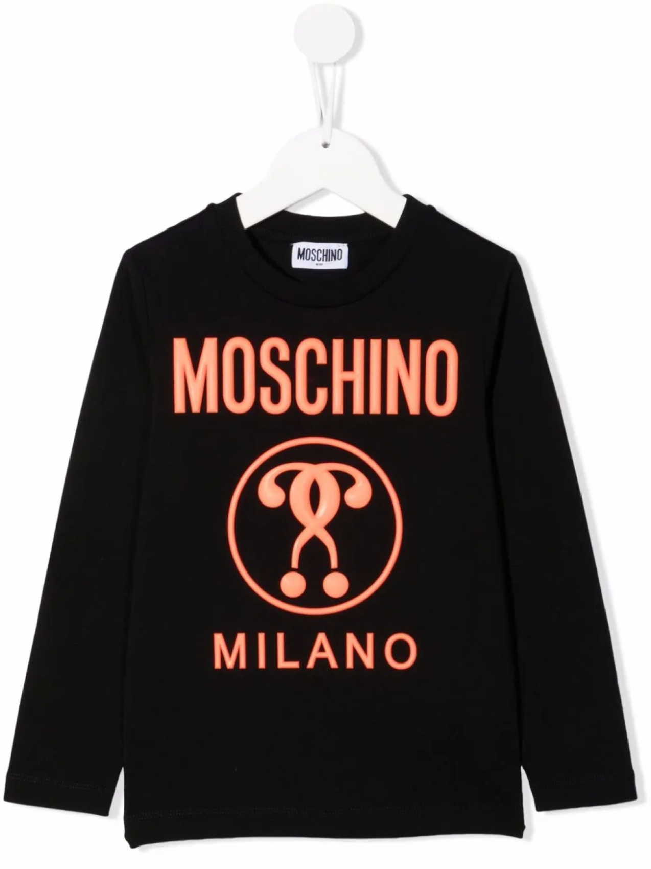 

Moschino Kids футболка с логотипом, черный
