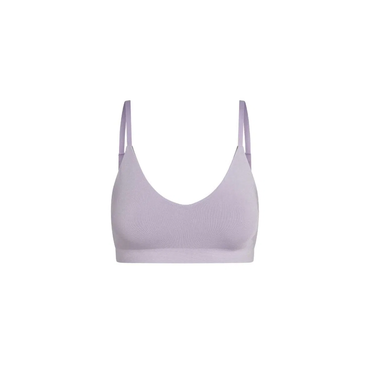 Детский спортивный бюстгальтер для девочек бесшовный Chloe V-Neck Bleuet, Black — фото 3