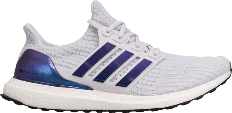 Кроссовки Adidas UltraBoost 'Grey White Blue', серый — фото 2