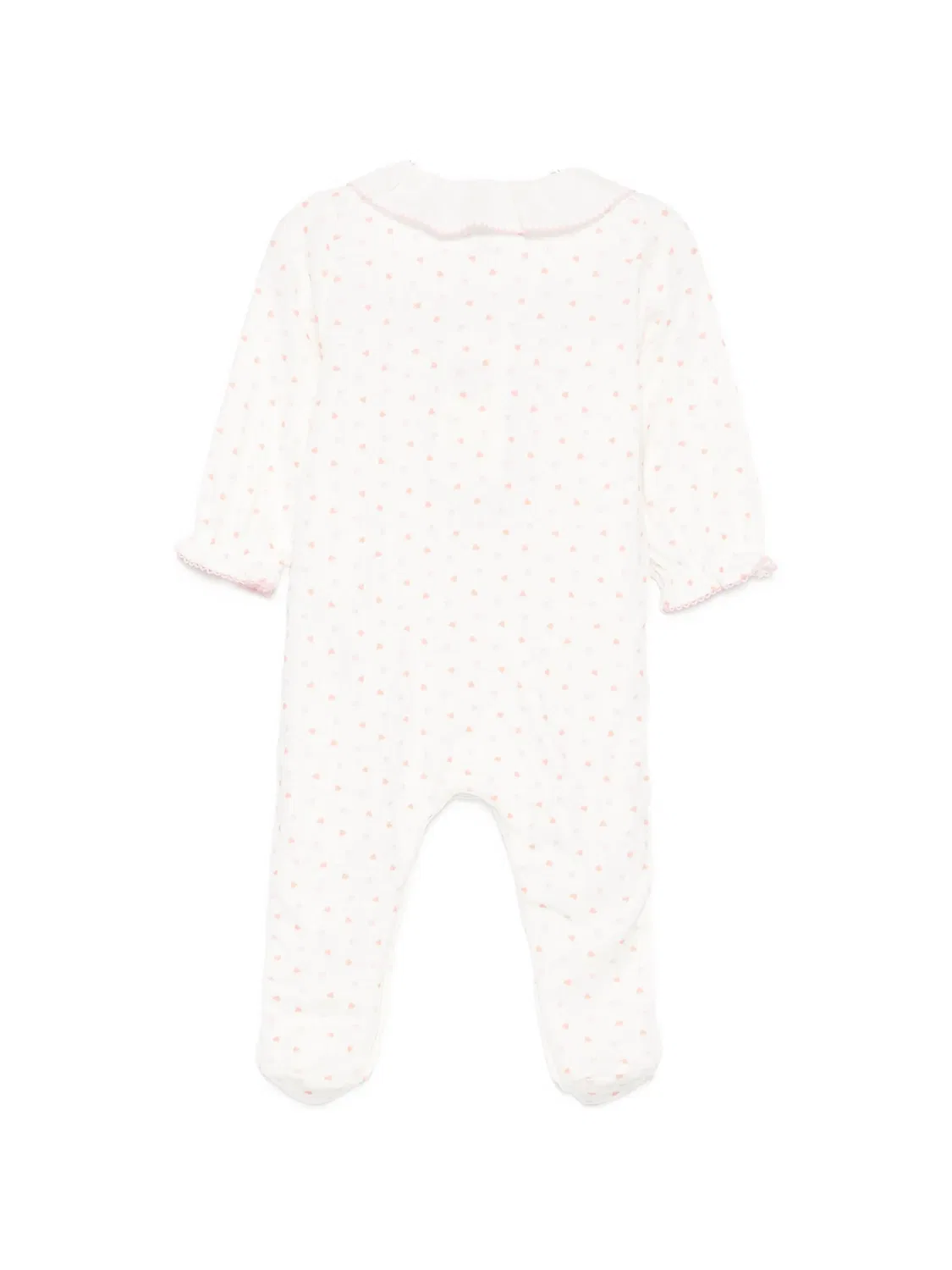 Пижама с воротником Питер Пэн и принтом Petit Bateau, белый — фото 2