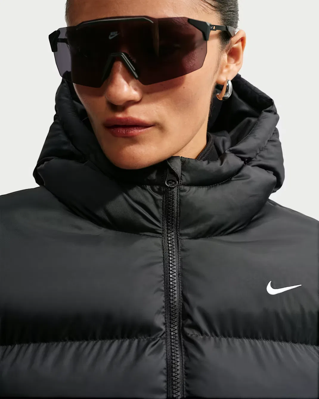 Женская куртка Therma-FIT Nike Sportswear, Black/Sail — фото 3