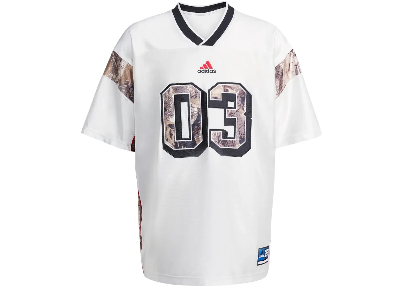 Мужская футболка с принтом Jersey Adidas, Core White