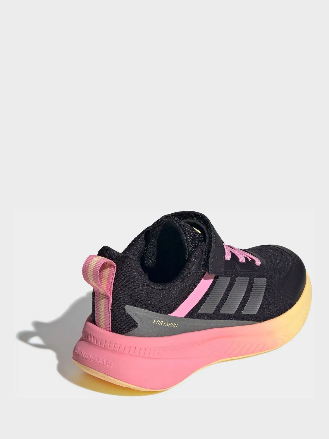 Кроссовки Fortarun 4.0 adidas, черный/розовый — фото 4