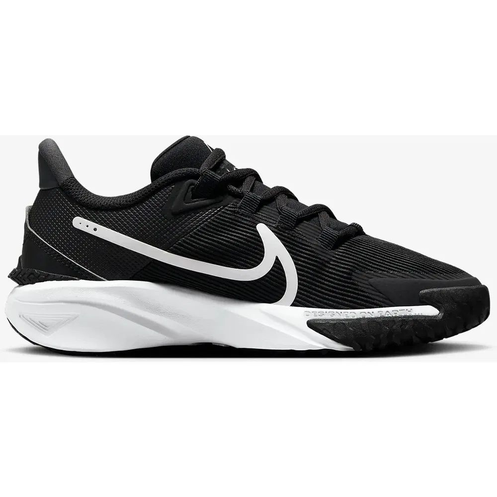 Детские кроссовки для мальчиков Nike Star Runner 4 Nn, Black Grey Silver — фото 3