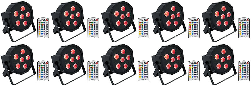 

Аккумуляторная батарея Rockville Battery PAR 6RF RGBWA + UV Wireless DMX Lights + Remotes 10 Battery PAR 6RF