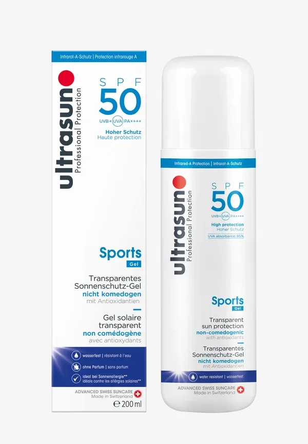 Солнцезащитный гель SPF50 Sports gel spf50, Ultrasun, 200 мл
