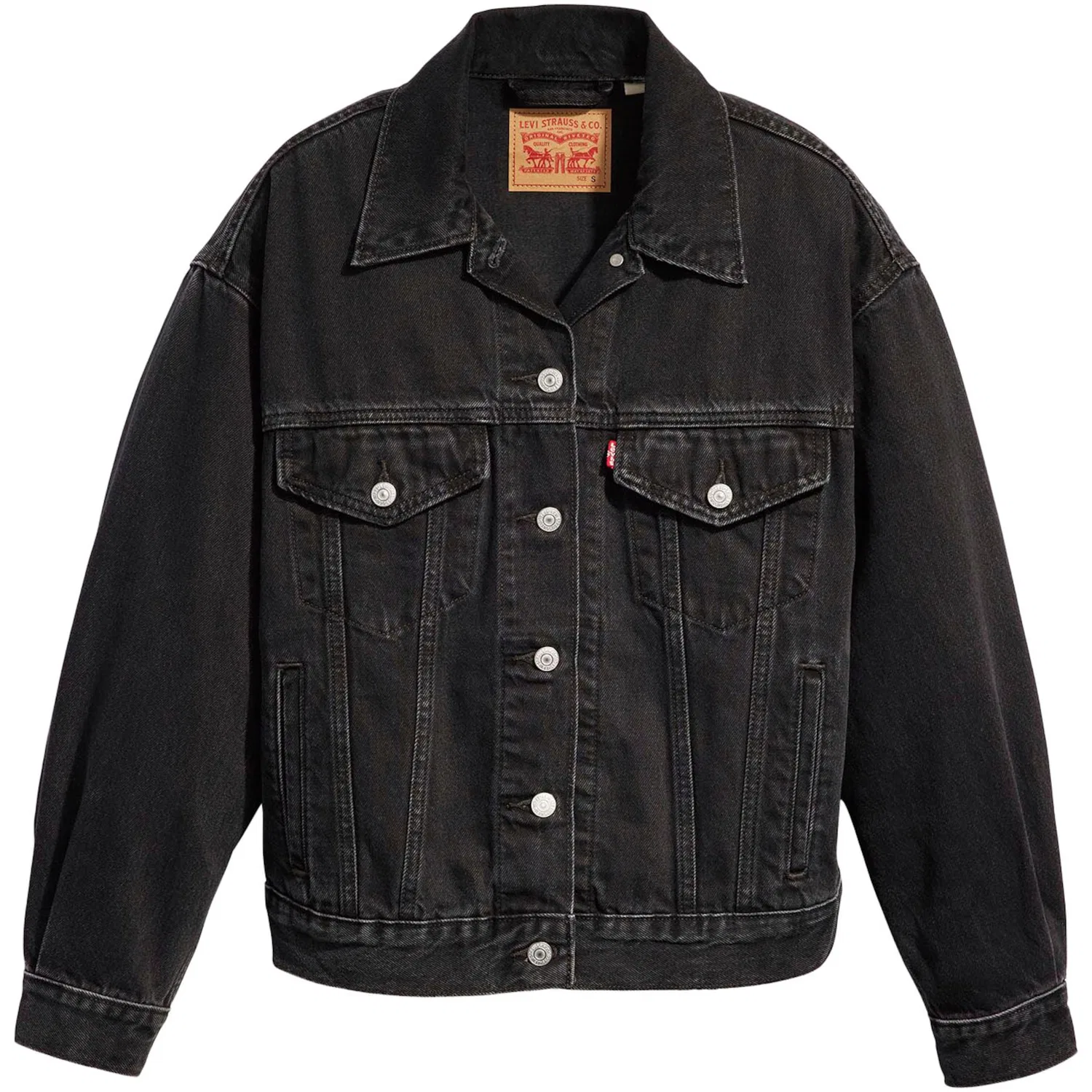 Женская джинсовая куртка оверсайз 90S TRUCKER Levi's, Road Less Traveled — фото 3