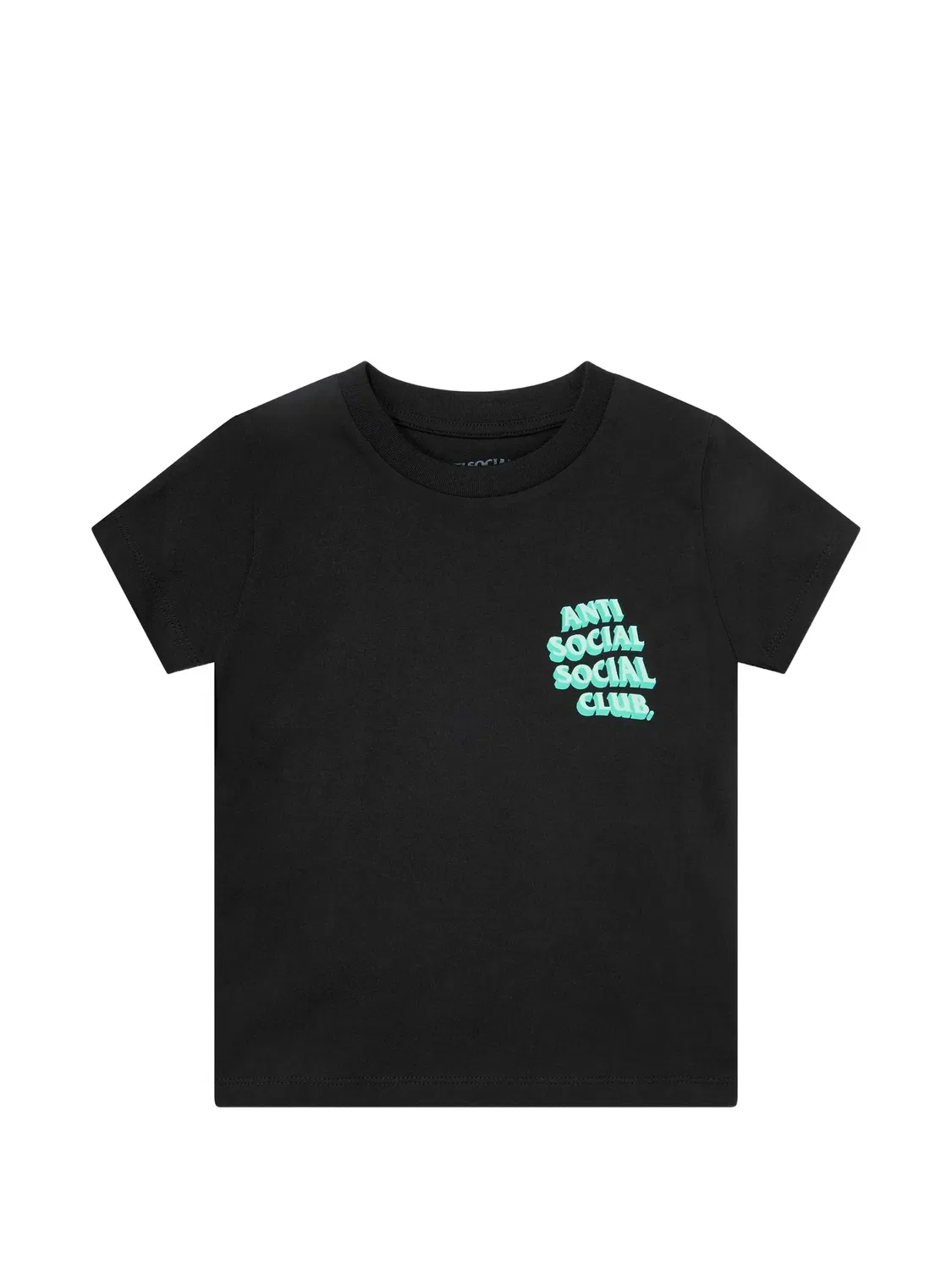 Футболка Popcorn с логотипом Anti Social Social Club Kids, черный