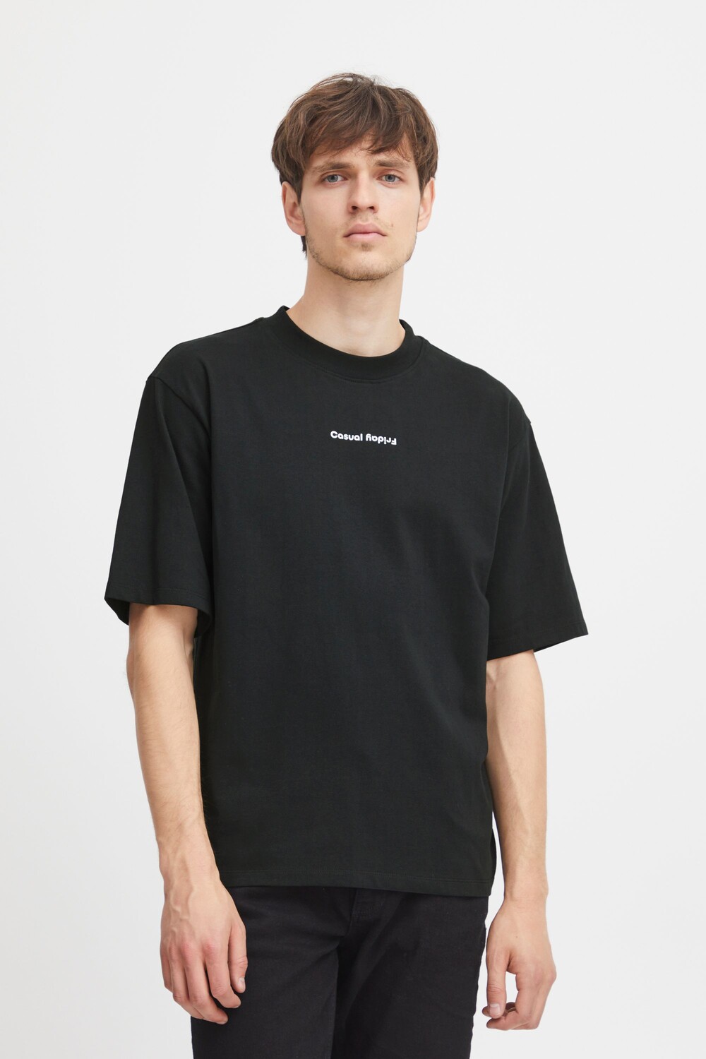 

Футболка CASUAL FRIDAY CFTue logo tee 20504804, черный