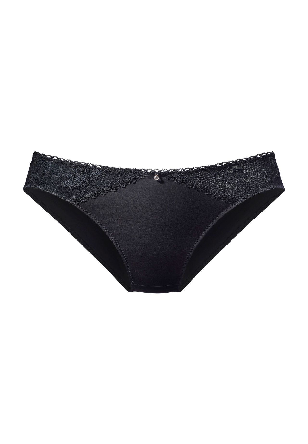 

Женские кружевные трусы Perfect Basics LASCANA, черный