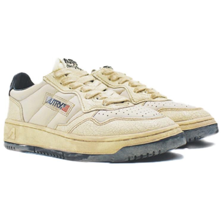 Кроссовки AUTRY Skateboarding Low-top, бежевый/темно-синий — фото 3
