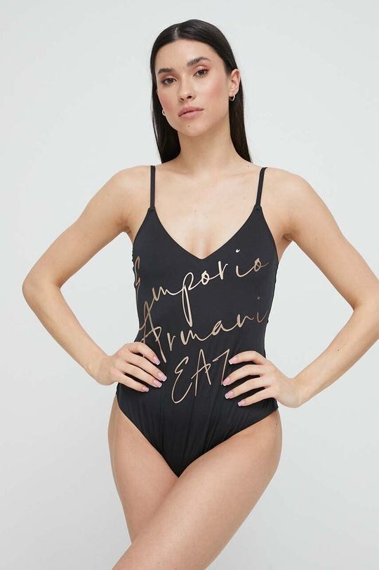 

Цельный купальник EA7 Emporio Armani, черный