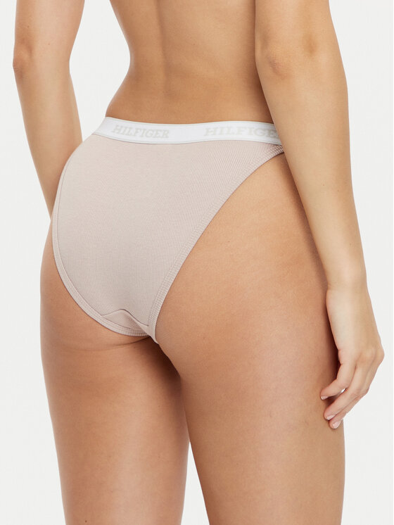 Классические женские трусы UW0UW05538 Tommy Hilfiger, бежевый — фото 2