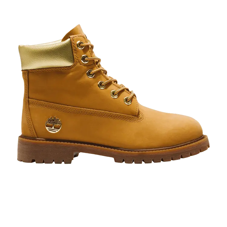 

Ботинки Timberland 6 Inch Premium Boot Junior Wheat Gold, желто-коричневый