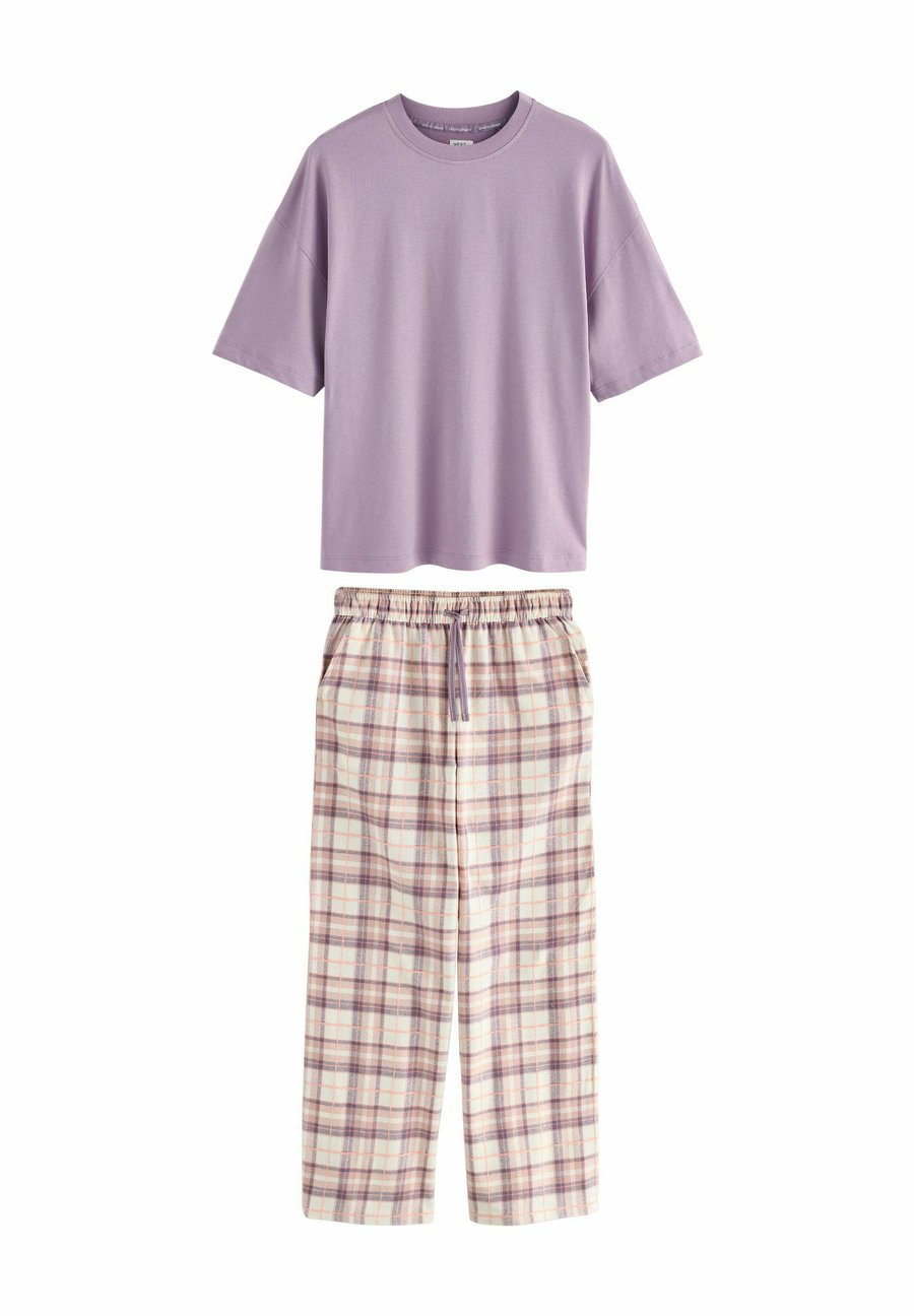 

Пижамный комплект Next SHORT SLEEVE SET, Lilac Purple Check/Purple