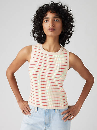 

Топ Ocean Levi's, цвет Jules Stripe Egret - White