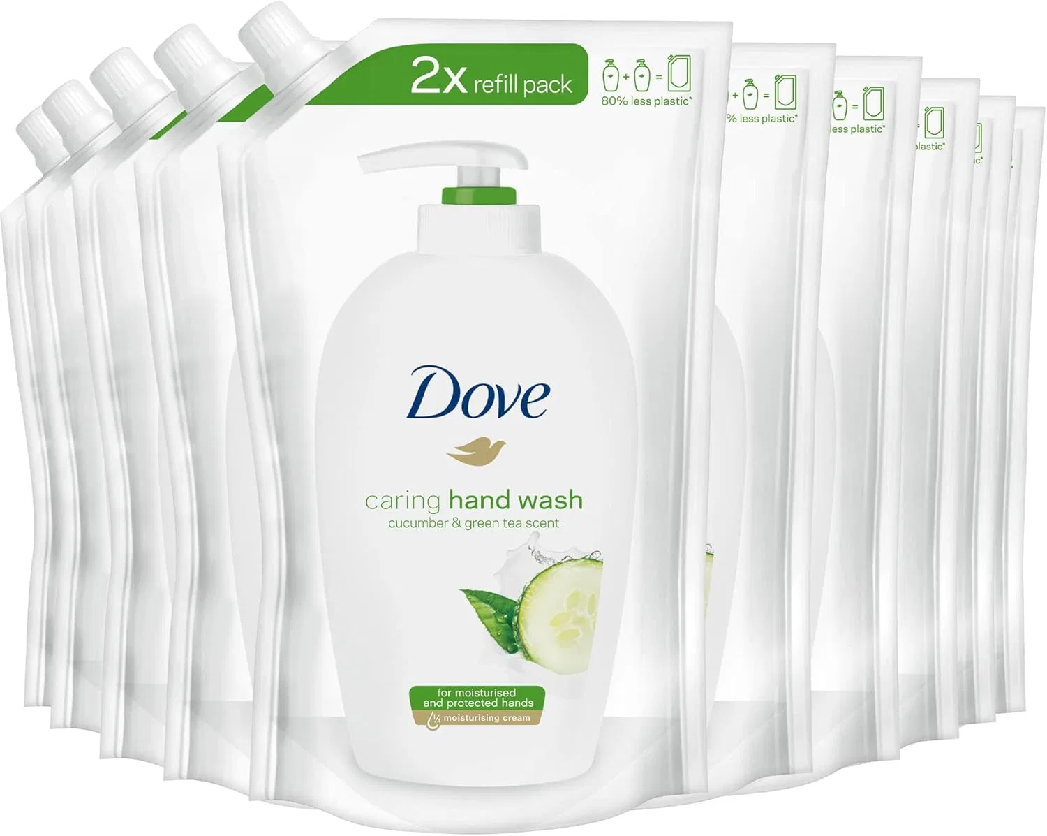 Гель для умывания Dove — «Огурец и зеленый чай», сменный блок, 500 мл