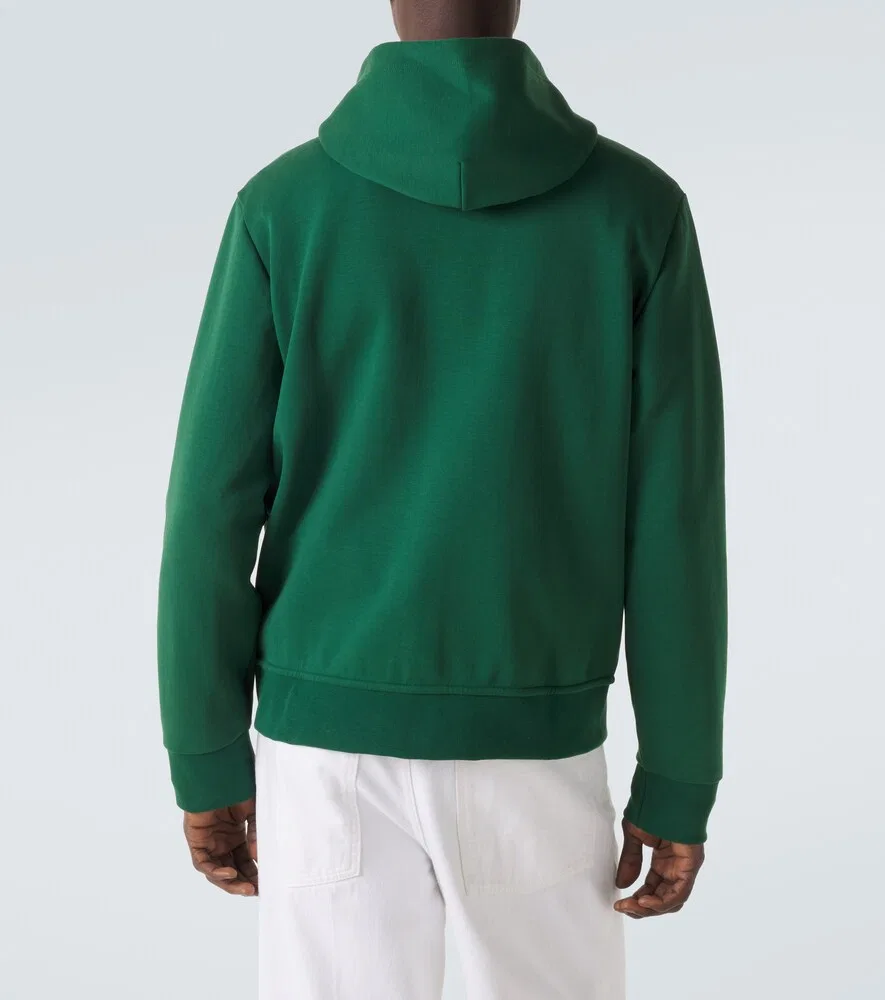 Толстовка из смесовой хлопковой ткани Polo Ralph Lauren, зеленый — фото 4