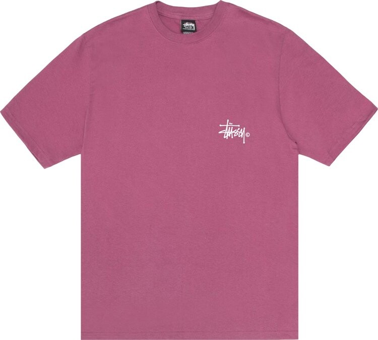 

Футболка Stussy Grassfed 'Berry', красный