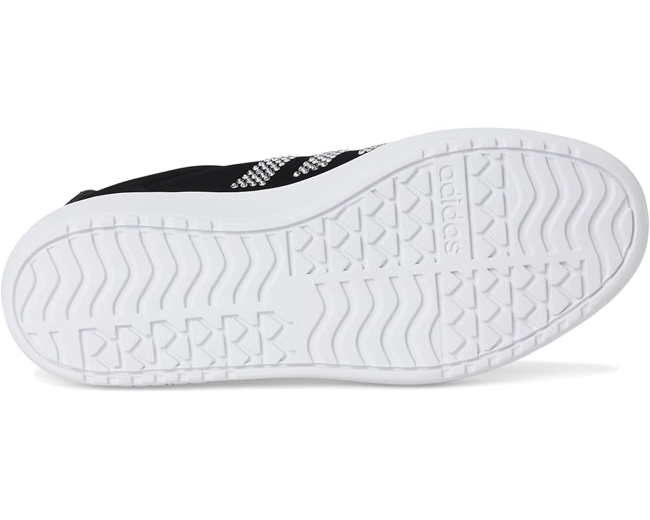 Кроссовки adidas Kids Vl Court Bold Lifestyle Shoes, цвет Black/White/Clear Pink — фото 3