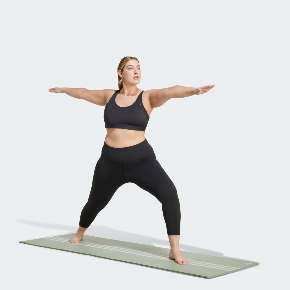 Леггинсы Adidas All Me 7/8 Leggings (Plus Size), цвет Black/Black — фото 3