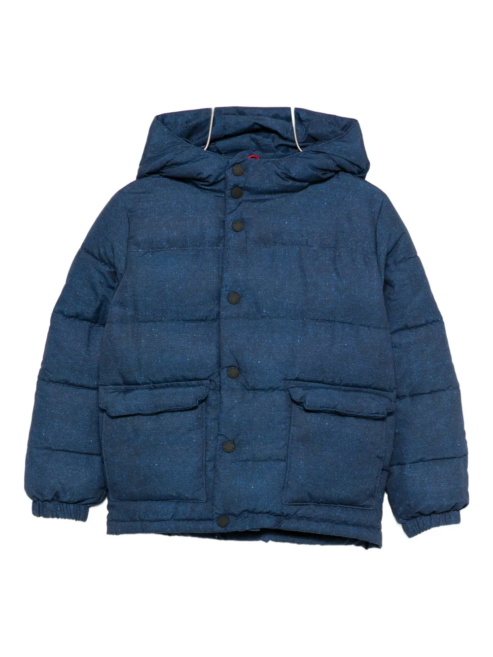 

Куртка с капюшоном и утеплителем Mc2 Saint Barth Kids, синий