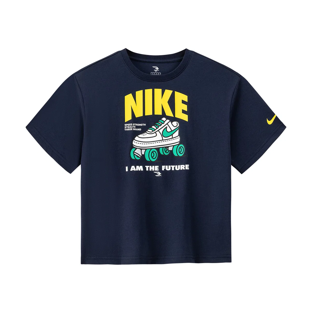 Футболка детская Nike Short Sleeved T Shirts белая — фото 4