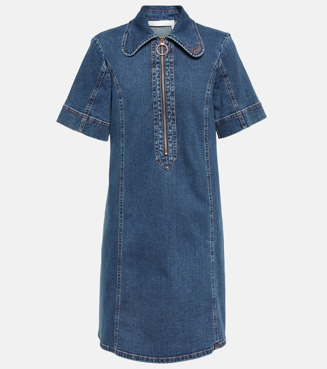 

Джинсовое мини-платье See By Chloé, Truly Navy