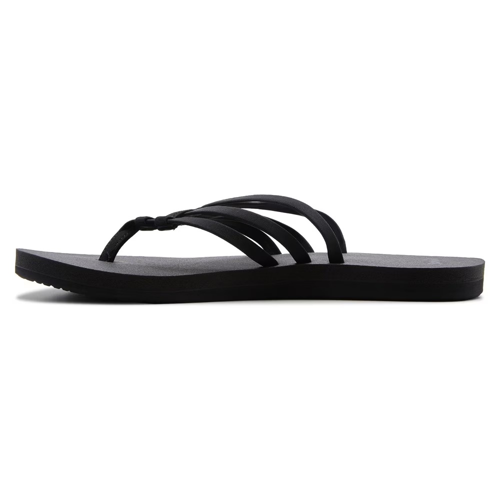 Женские сандалии Yoga Sandy II Flip Flop от Sanuk, black — фото 3