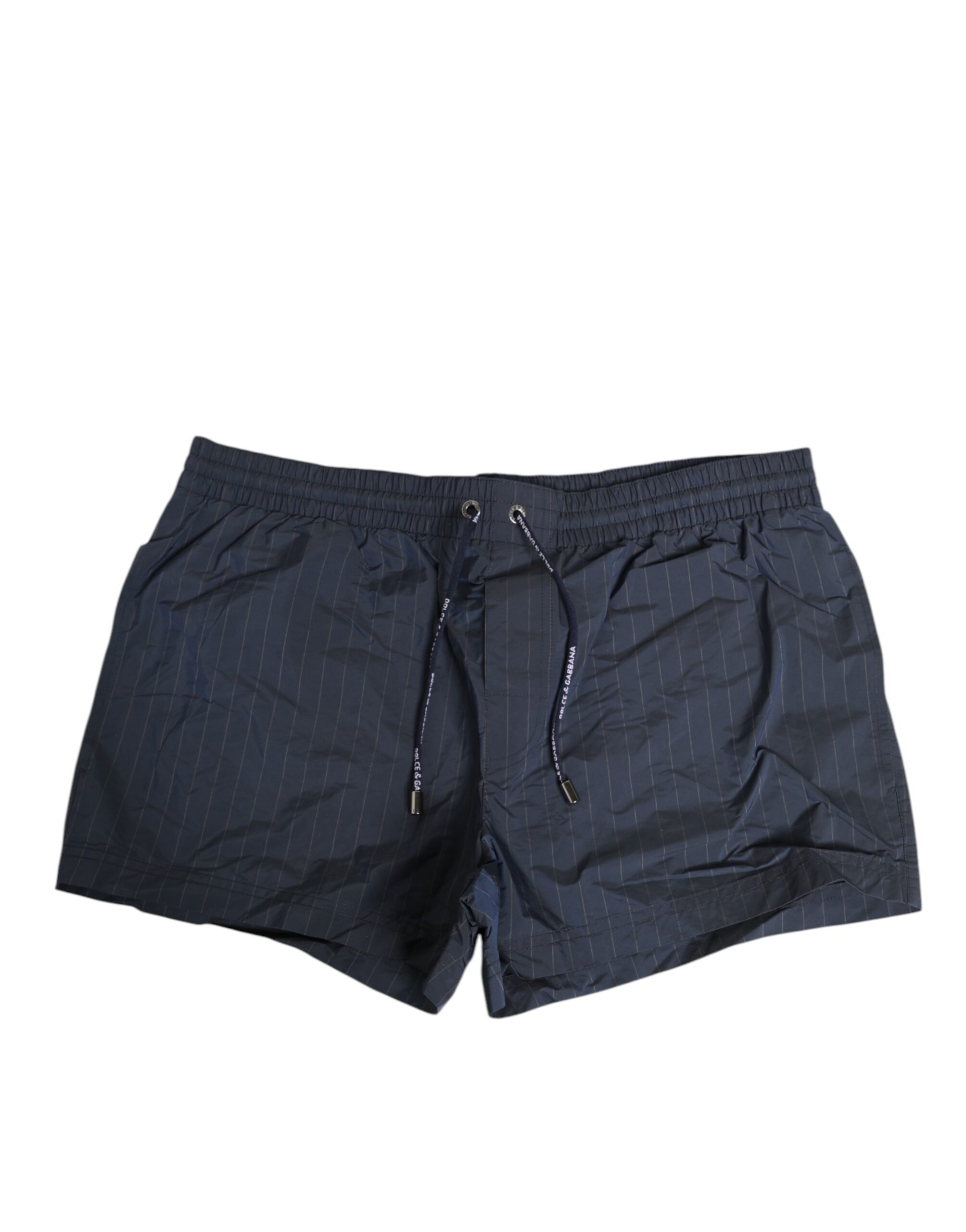 

Мужской купальник из полиэстера и нейлона в тонкую полоску темно-синего цвета Dolce & Gabbana, темно-синий