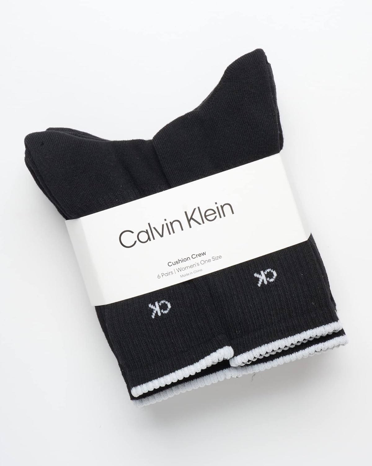 Женские носки Calvin Klein - спортивные носки с мягкой подкладкой (6 пар), Pure Black — фото 2